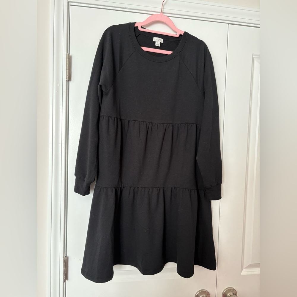 J.Crew Tiered Sweatshirt Dress